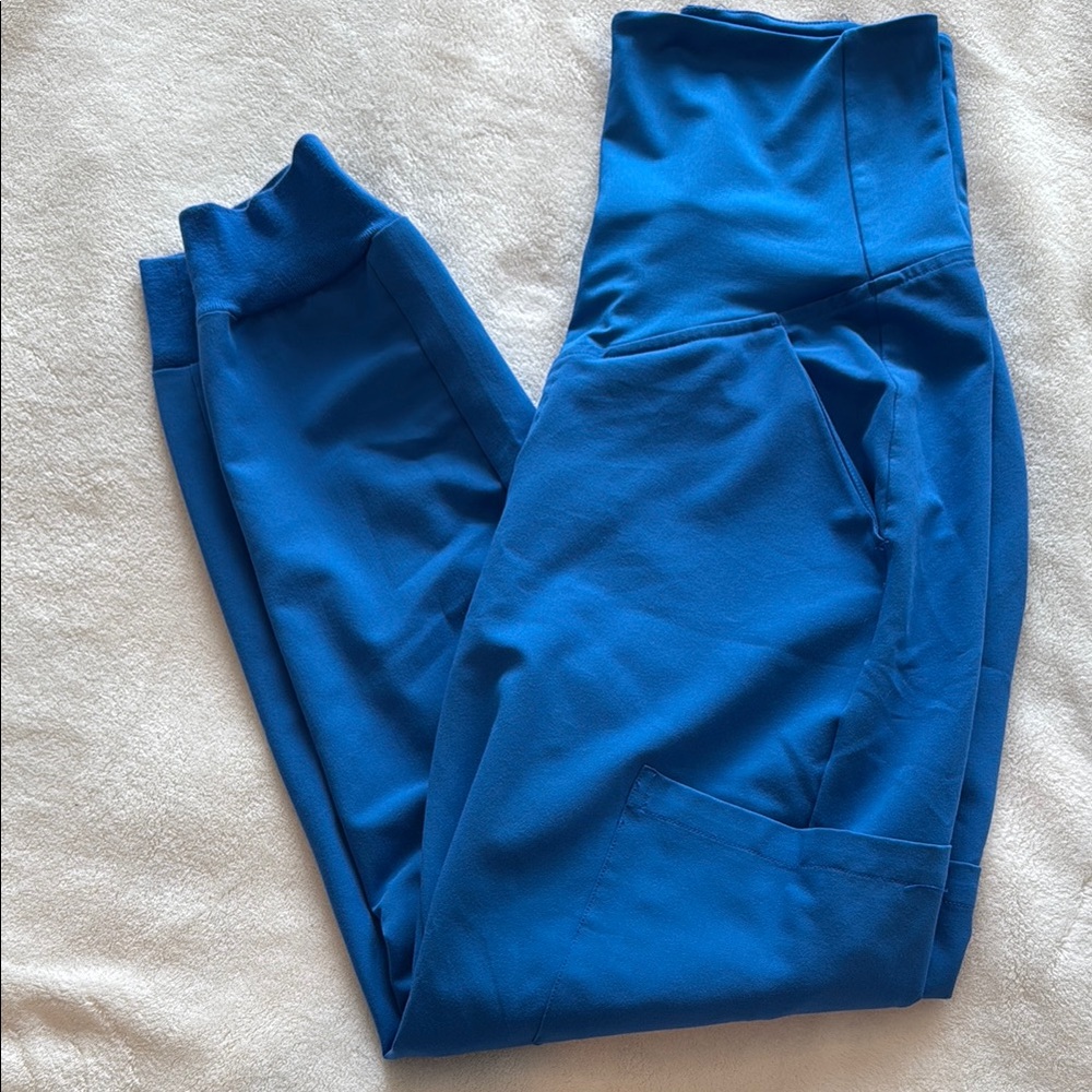 Mandala maternity jogger scrub bottoms